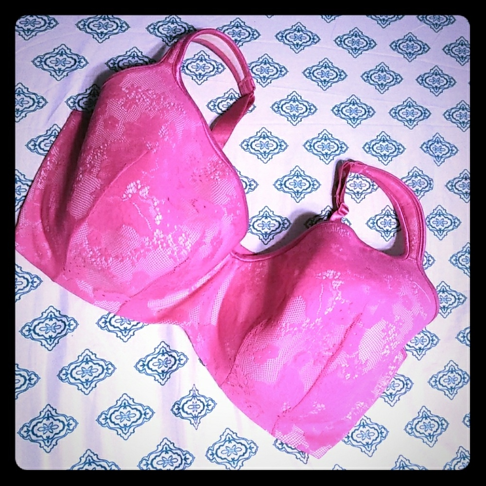 Pink Lace 40H Bra